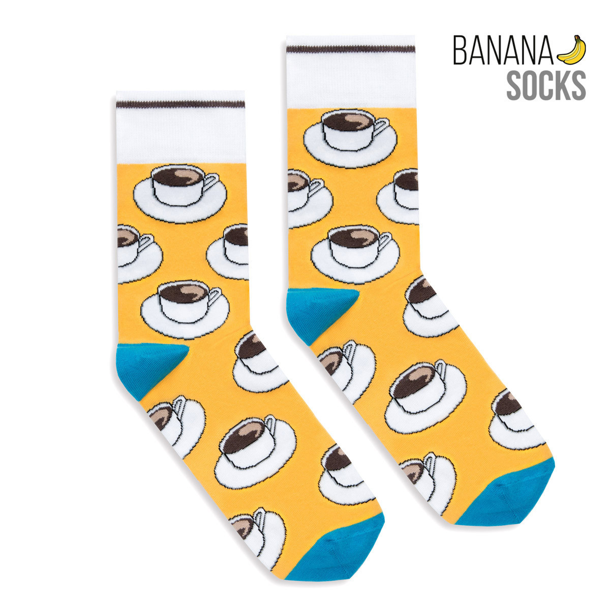 Levně Banana Socks Ponožky Classic Coffee 36-41