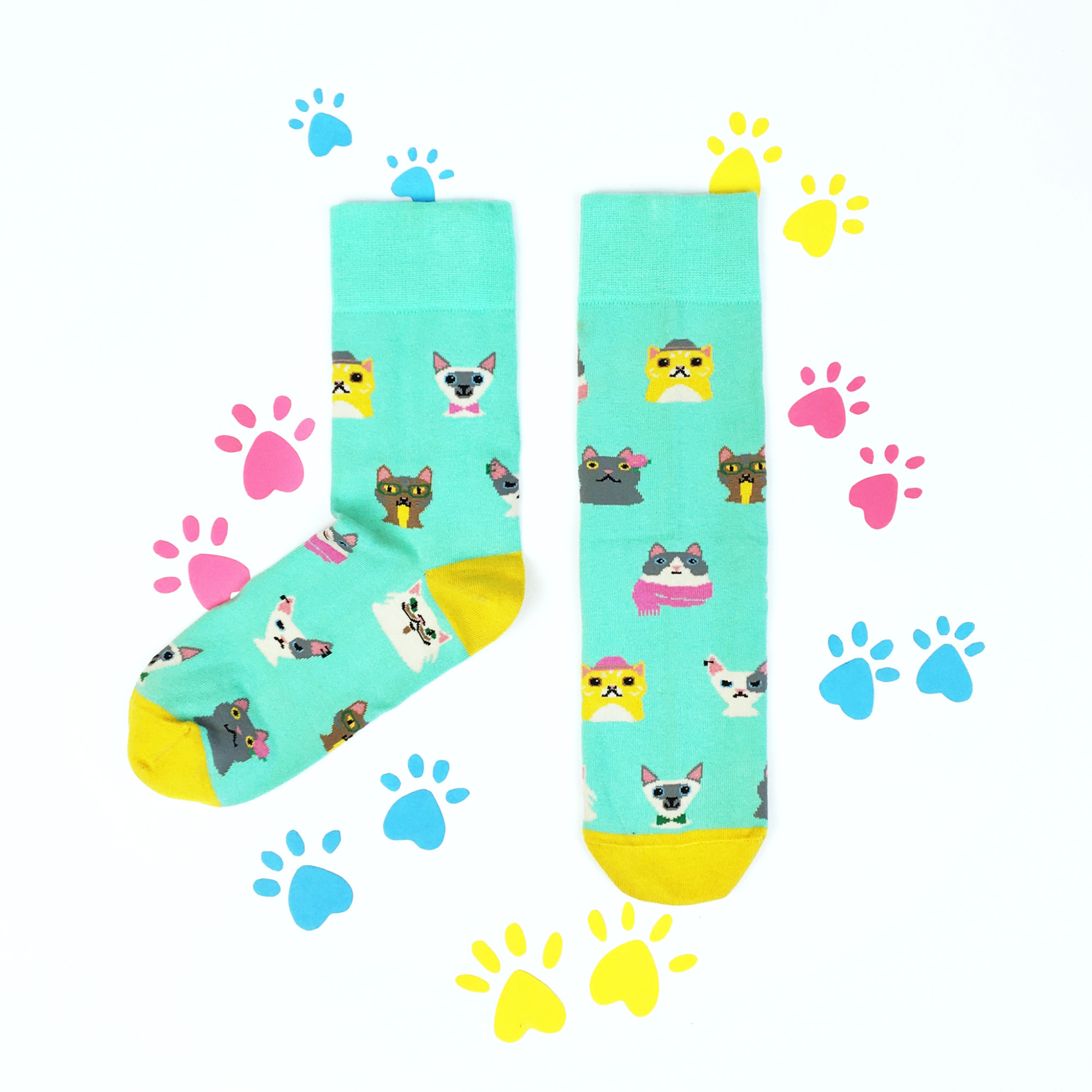 Levně Banana Socks Ponožky Classic Cat Lover 36-41
