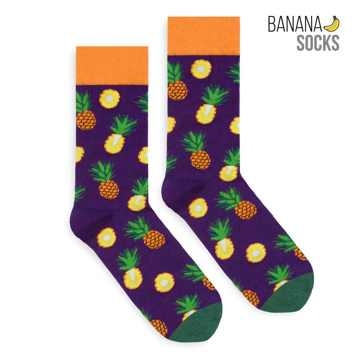 Banánové ponožky Ponožky Classic Pineapple 42-46
