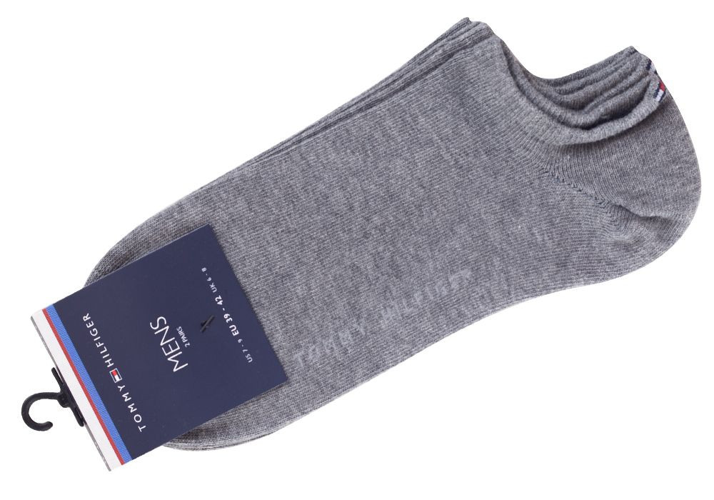 Ponožky Tommy Hilfiger 2Pack 342023001 Grey 47-49