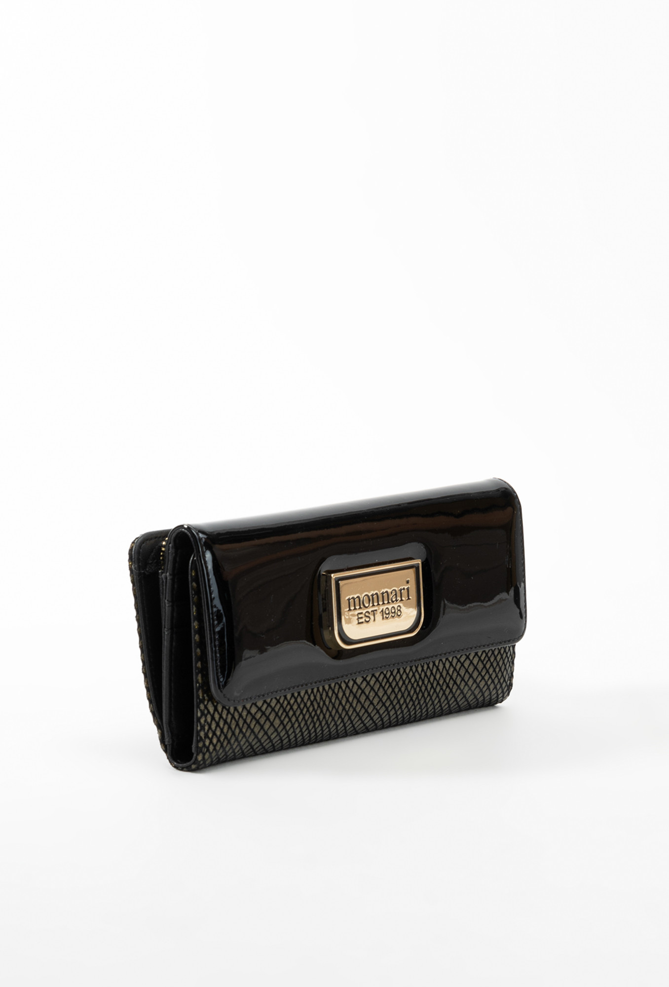Monnari Peněženky Velká dámská peněženka s klopou Multi Black OS