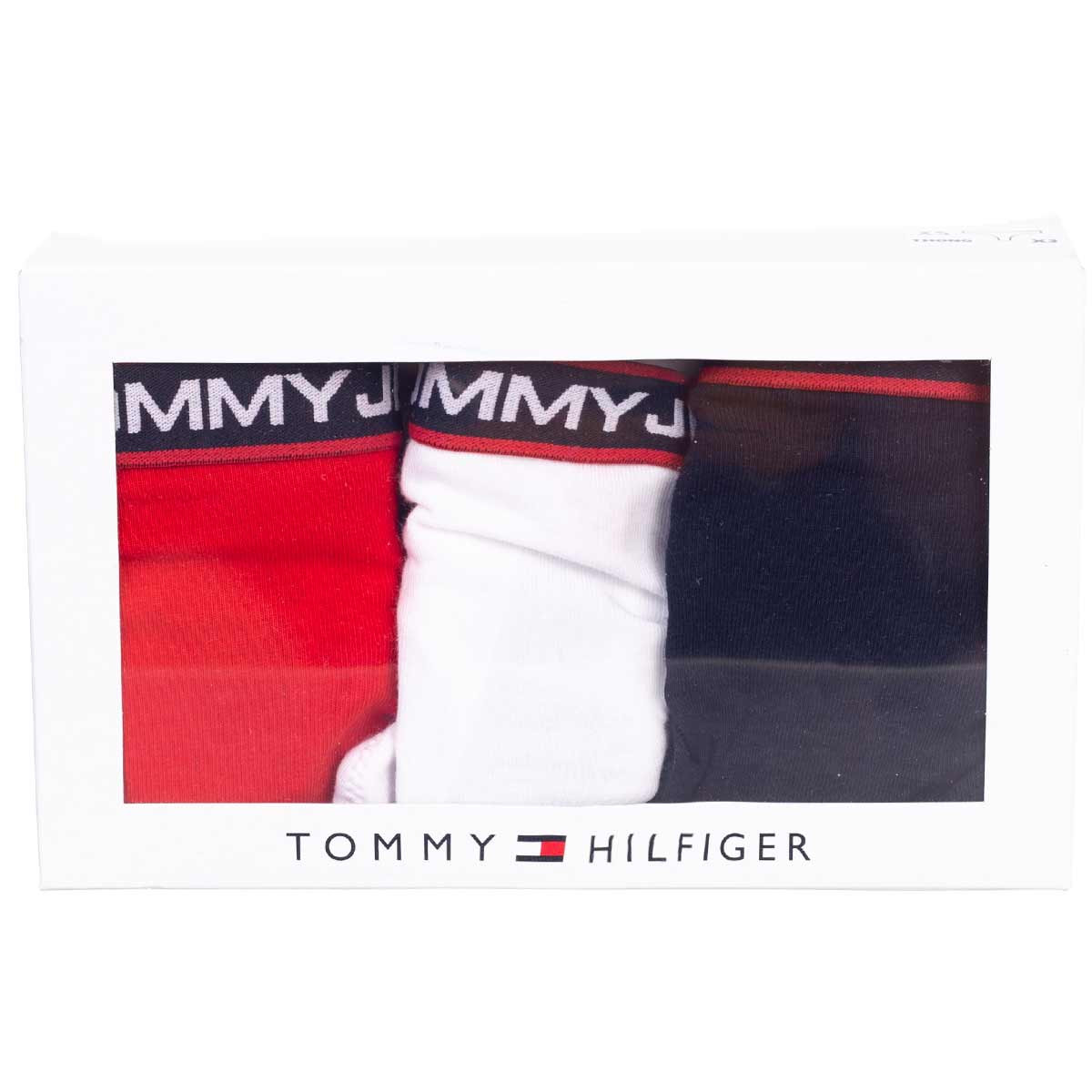 Tommy Hilfiger 3pack tanga kalhotky UW0UW047090WE Bílá/černá/červená S