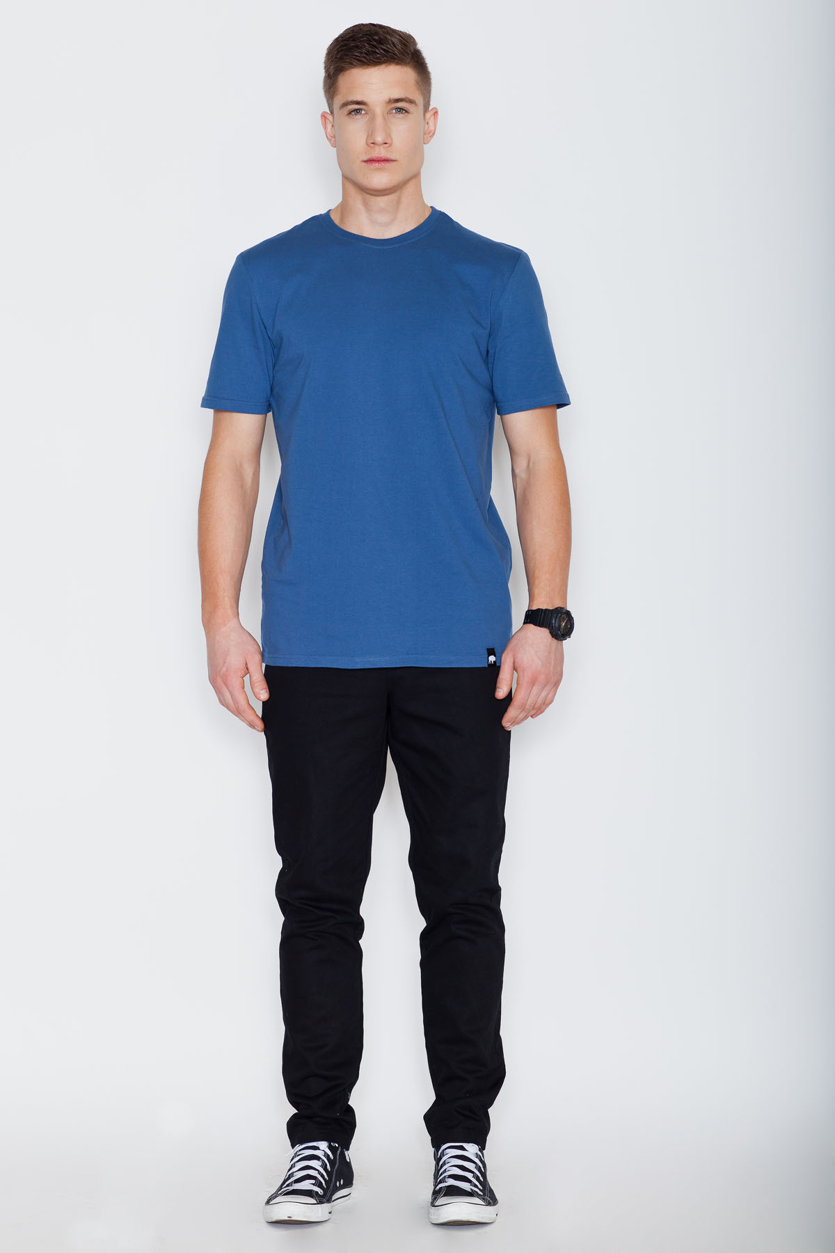 Pánské tričko model 16578356 Blue - Visent Velikost: L