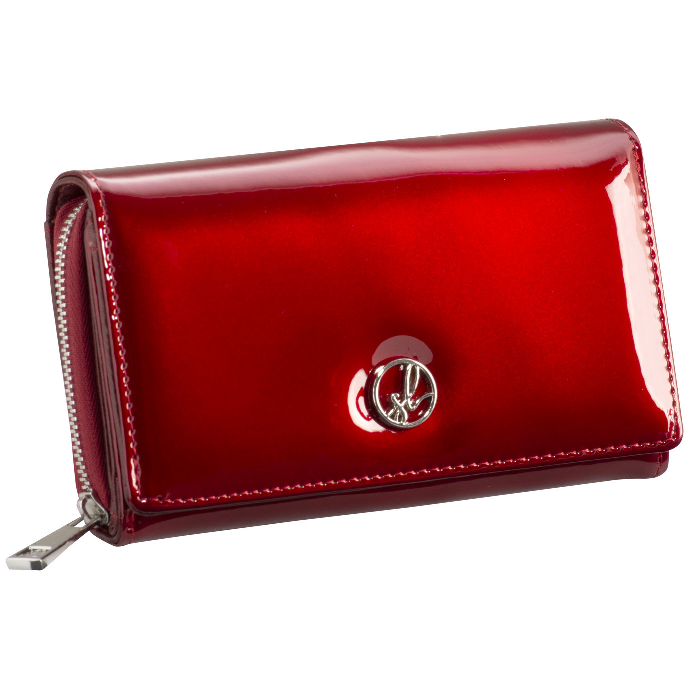 Kožená peněženka Semiline RFID P8229-2 Červená 15,5 cm x 4,3 cm