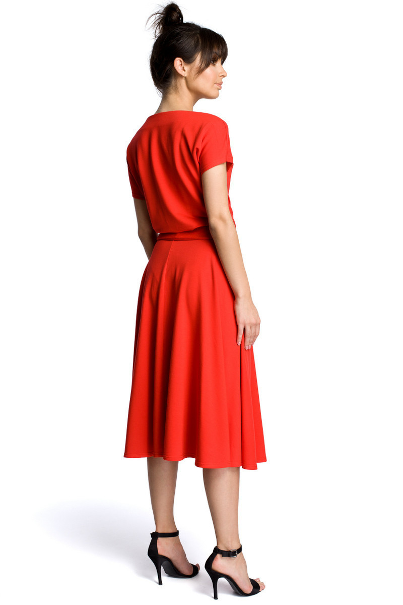 Šaty BeWear B067 Red XL