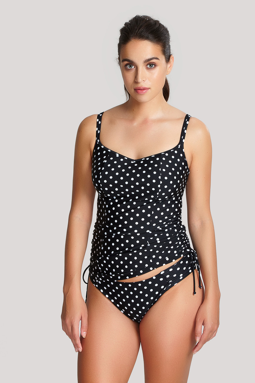 Vrchní díl plavek Swimwear Anya Spot Balconnet Tankini black/white SW1011 85D