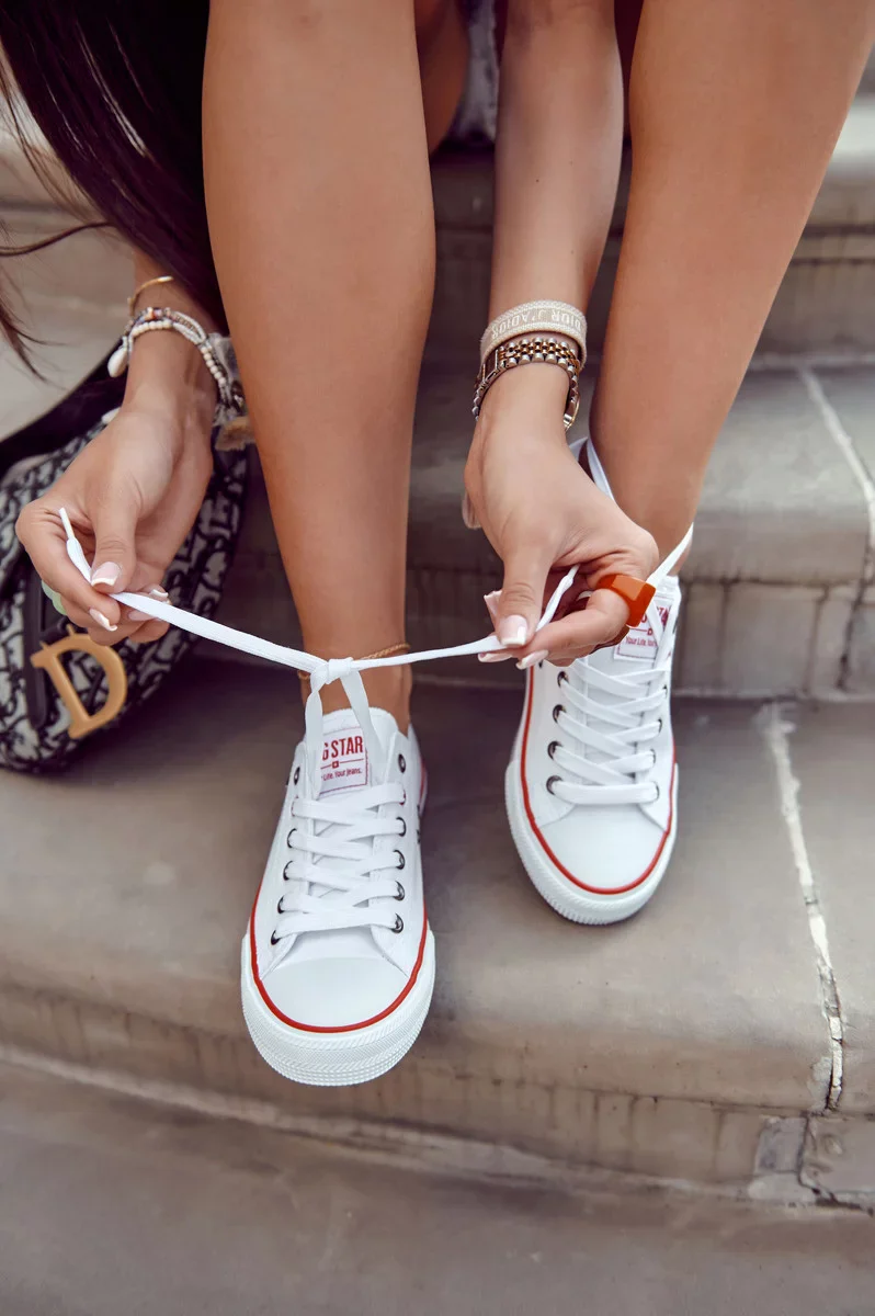 Legendární dámské tenisky Big Star - bílé 39