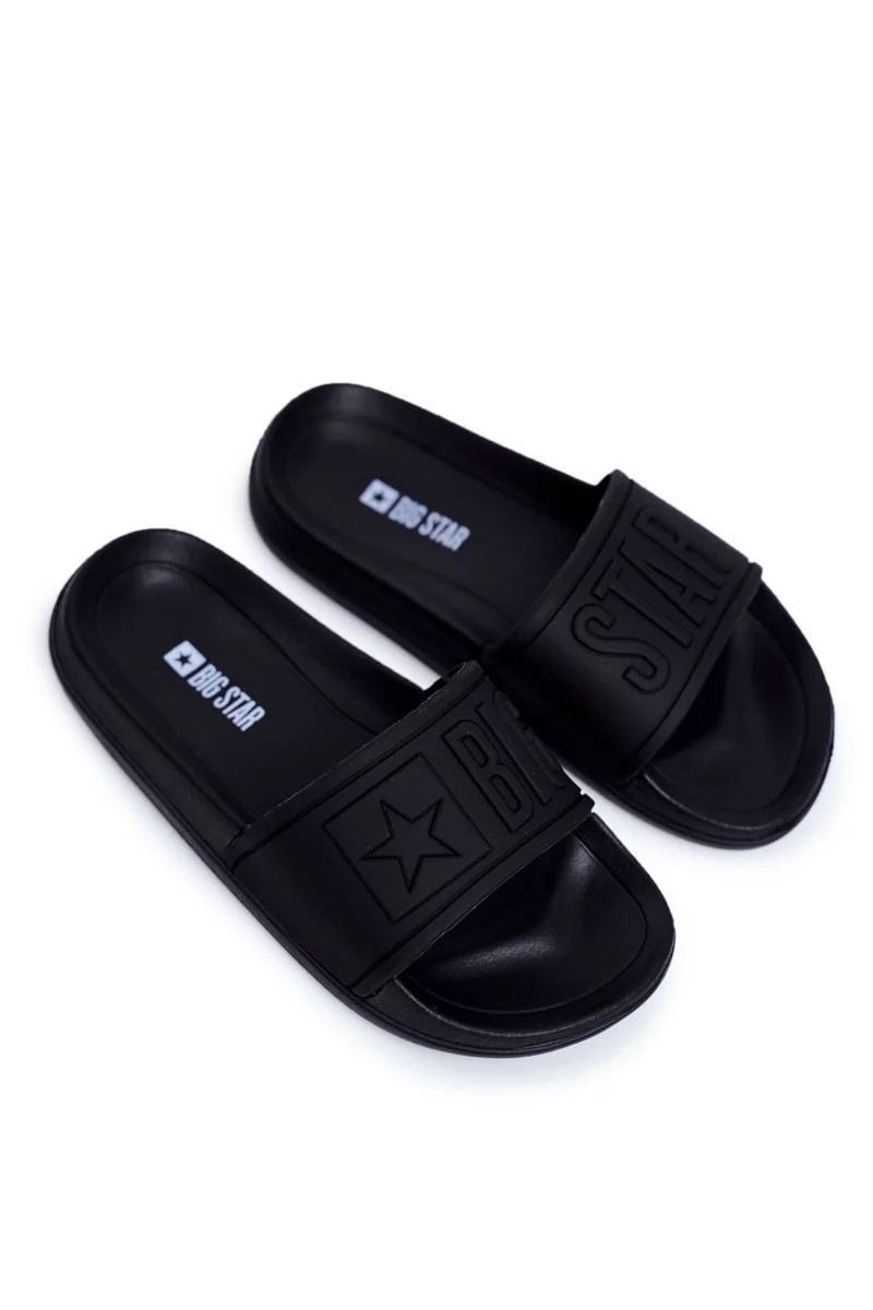 Detské módne papuče Big Star - čierne 31