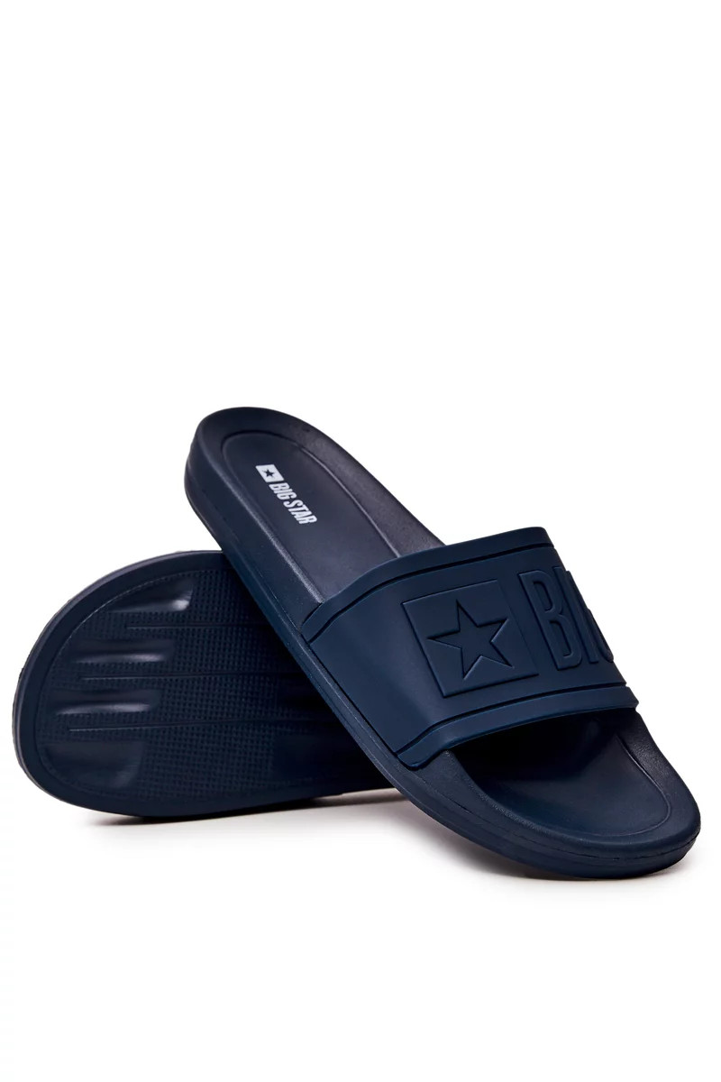 Pánské klasické pantofle Big Star - tmavě modré 40