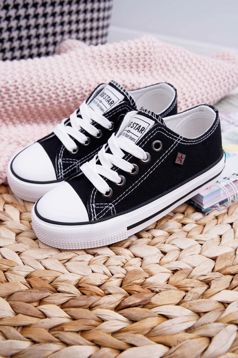 Detské klasické tenisky Big Star - čierne 31