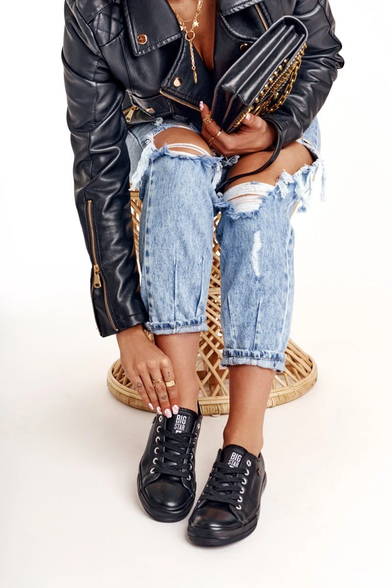 Dámské klasické tenisky Big Star - černé 36