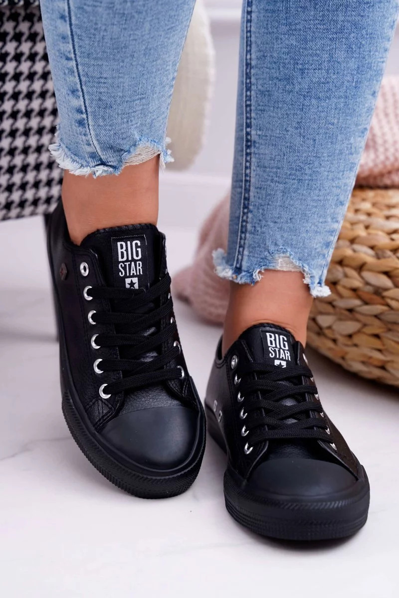 Dámské klasické tenisky Big Star - černé 37