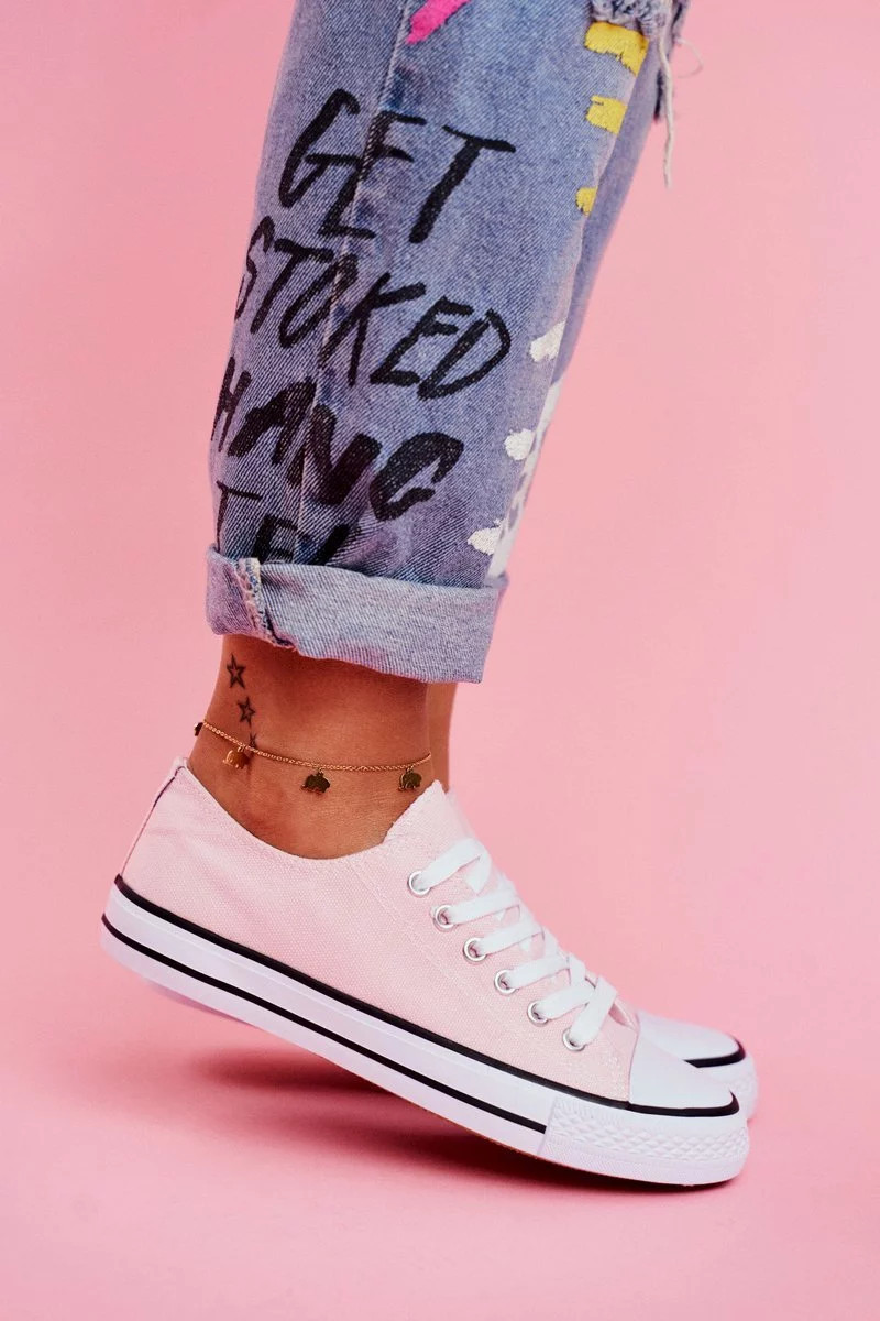 Dámské Klasické Tenisky Růžové Omerta 37