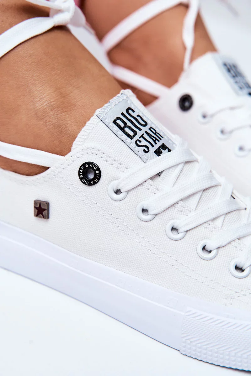 Dámské klasické tenisky Big Star - bílé 38