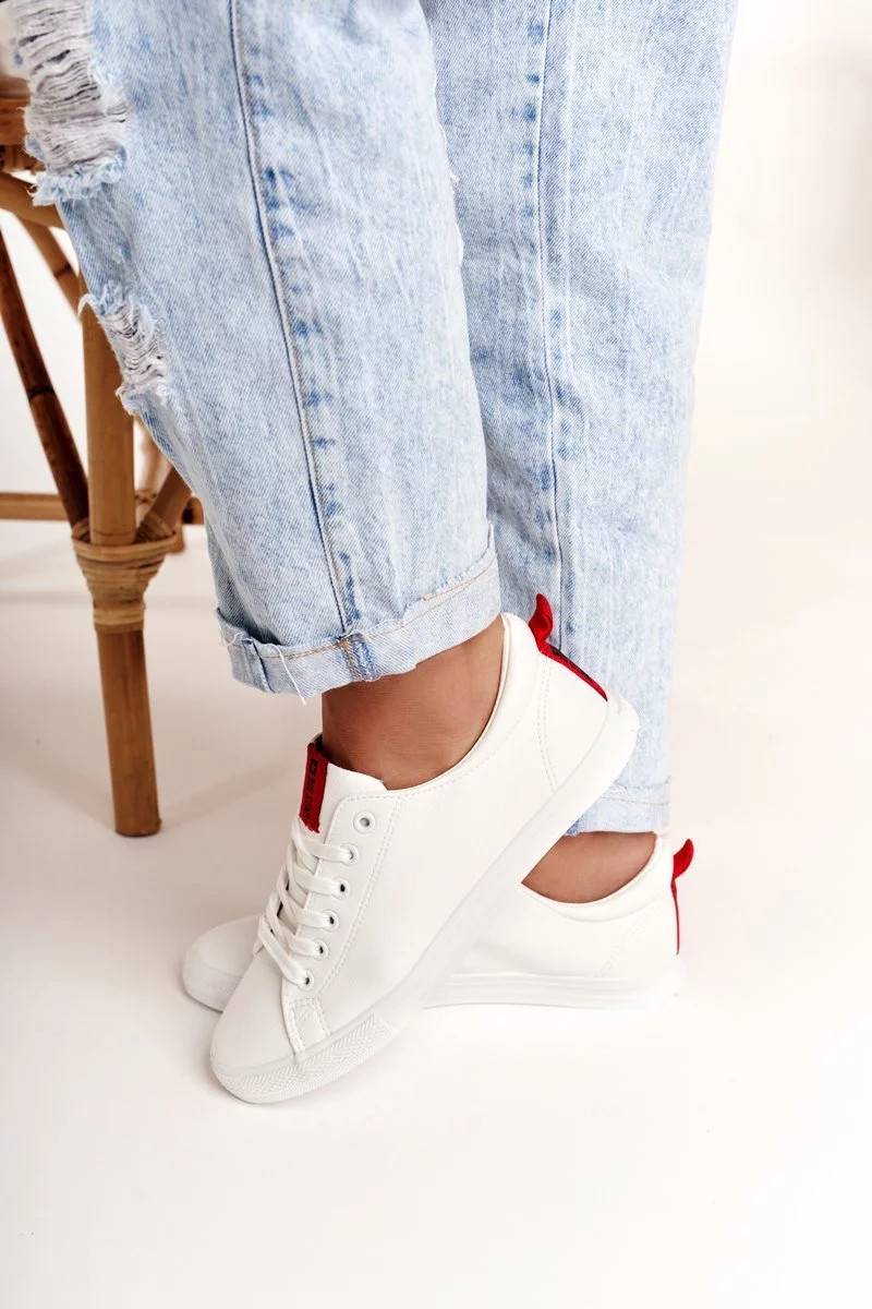 Dámské módní tenisky Big Star - bílé 36