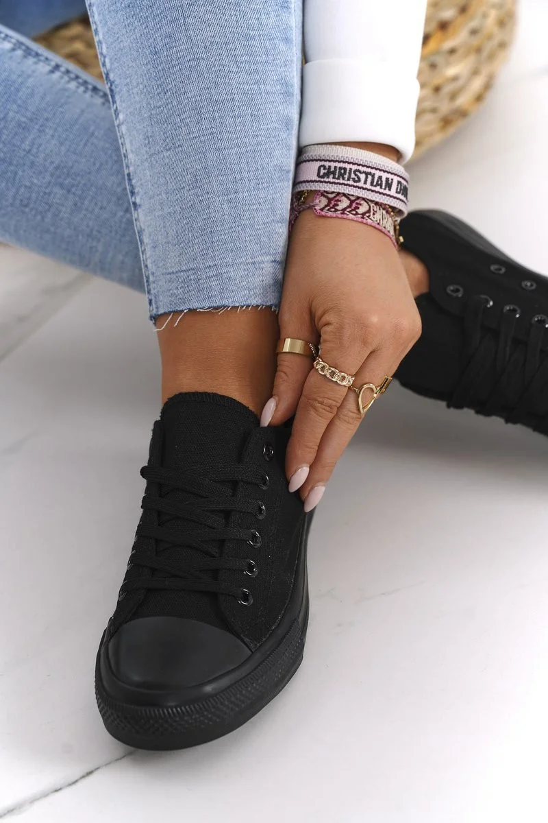 Dámské Klasické Tenisky Černé Omerta 39