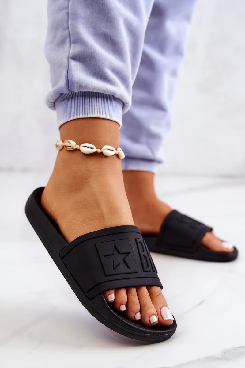 Dámské módní pantofle Big Star - černé 40