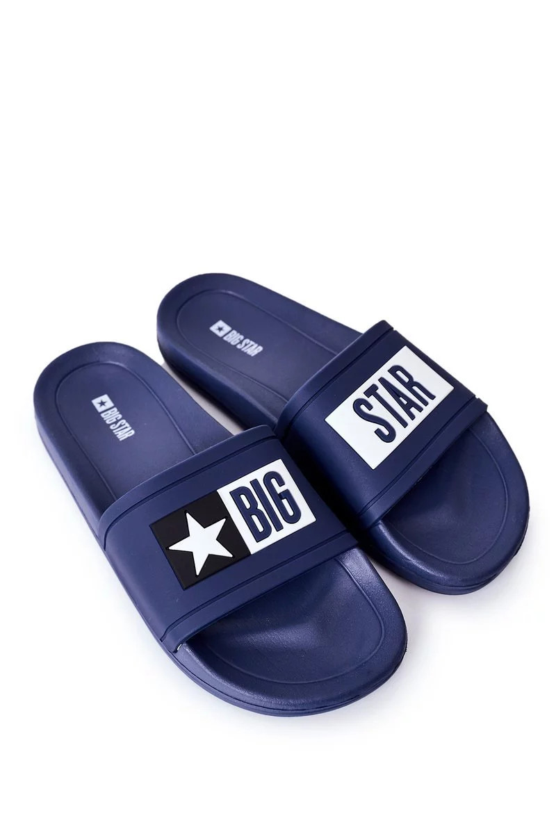 Pánské pantofle Big Star - tmavě modré 40