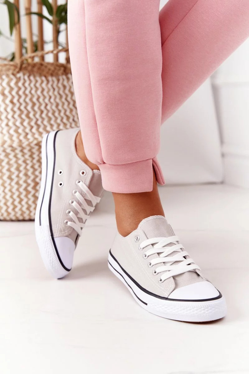 Dámské Klasické Tenisky Šedé Omerta 38