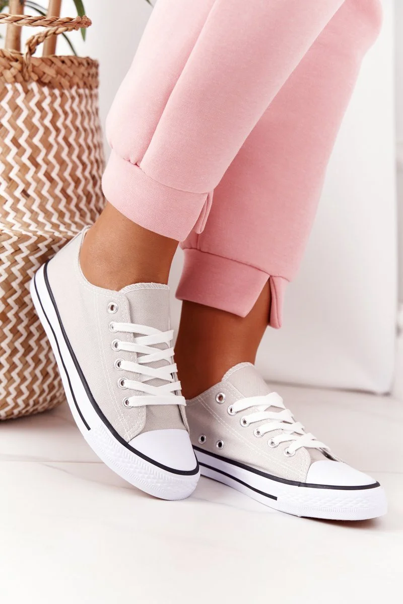 Dámské Klasické Tenisky Šedé Omerta 39