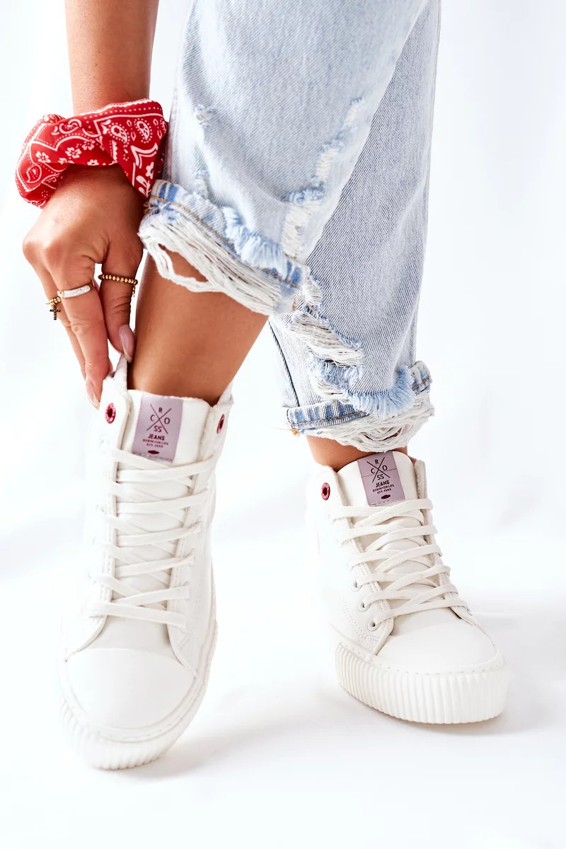 Dámské Tenisky Cross Jeans Bilé II2R4022 37