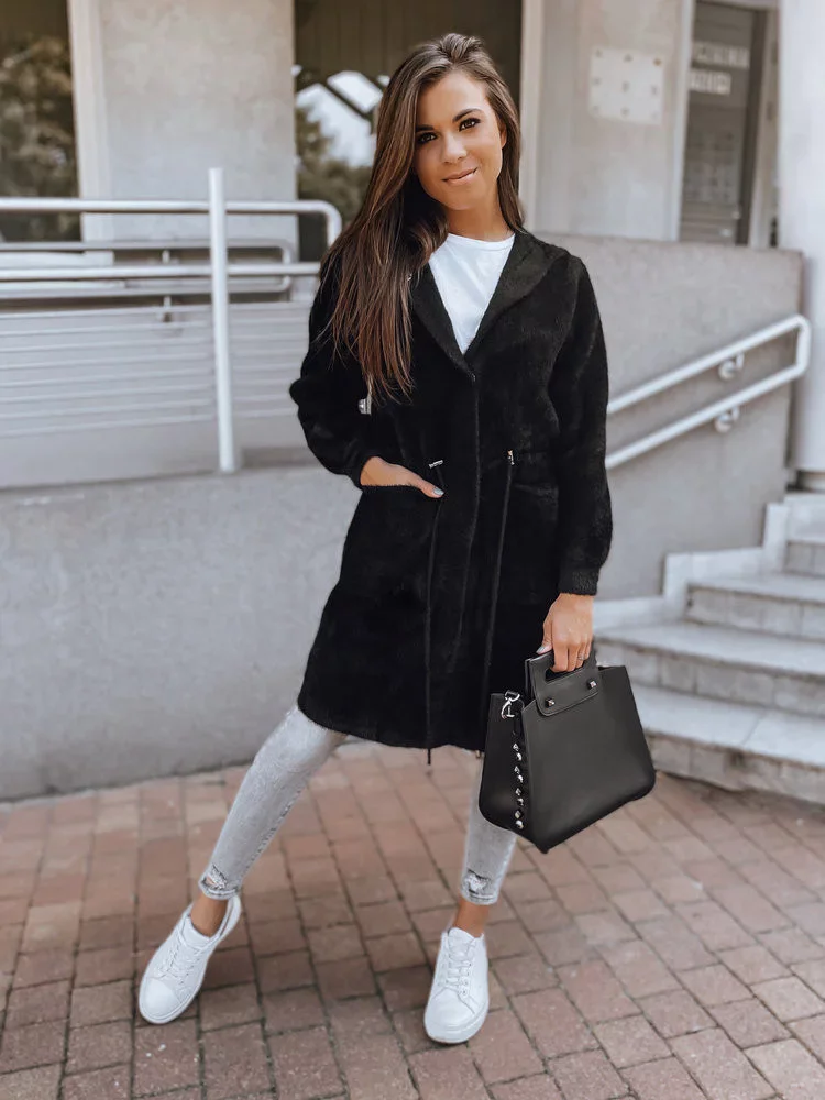 Dámský kabát MELBY černý Dstreet NY0477 L