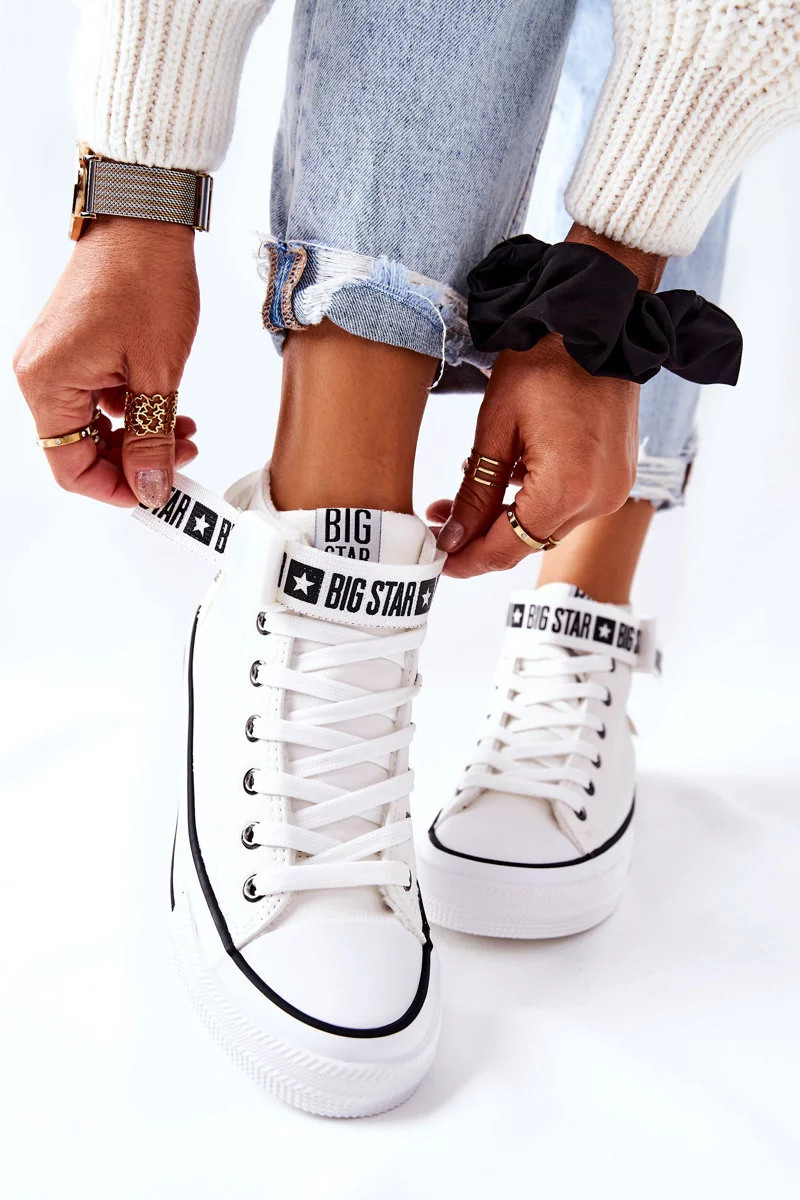 High Heeled Sneakers Big Star GG274027 White 37