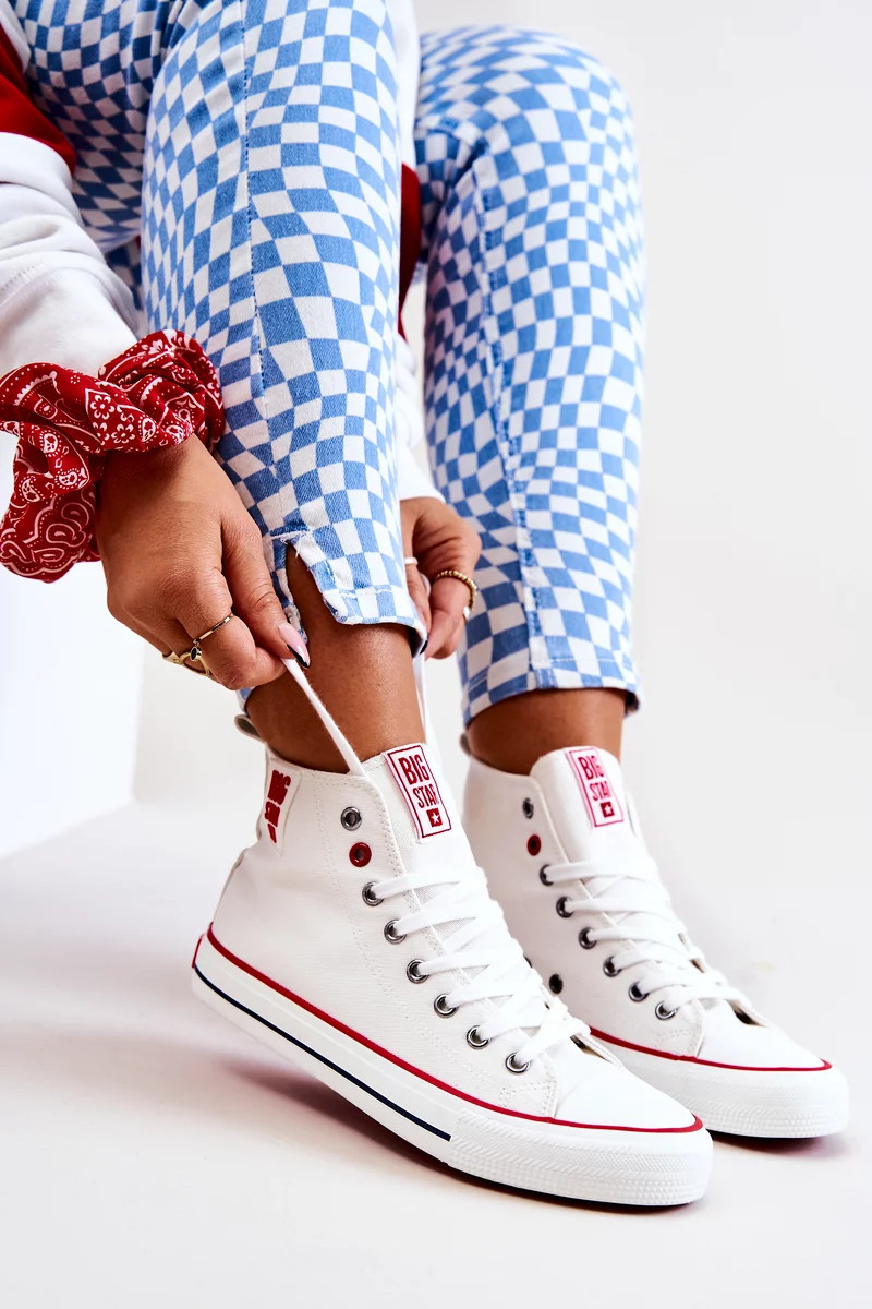 High Sneakers Big Star JJ274127 White 37