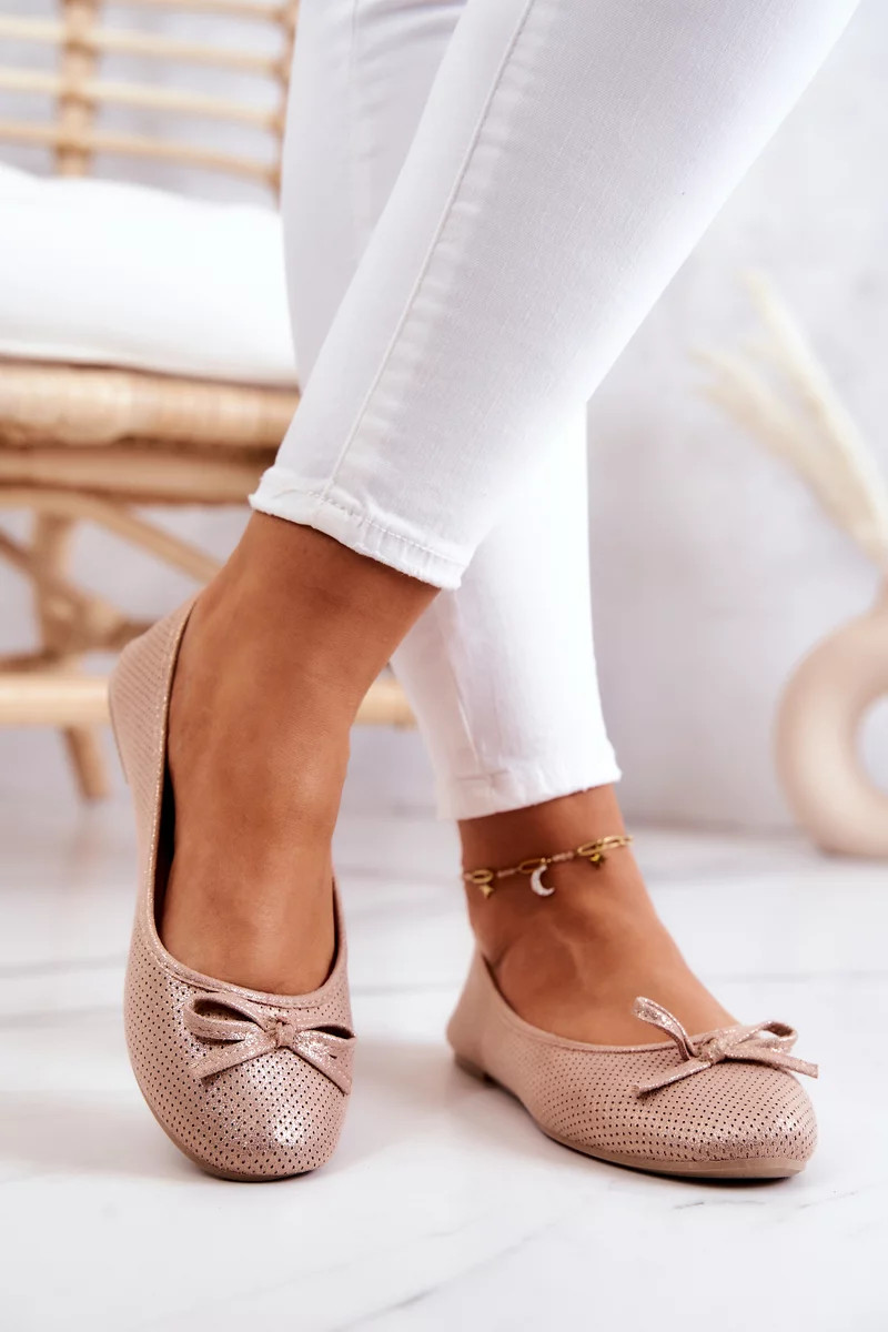 Dámské Baleríny Klasické růžove Fimme 37