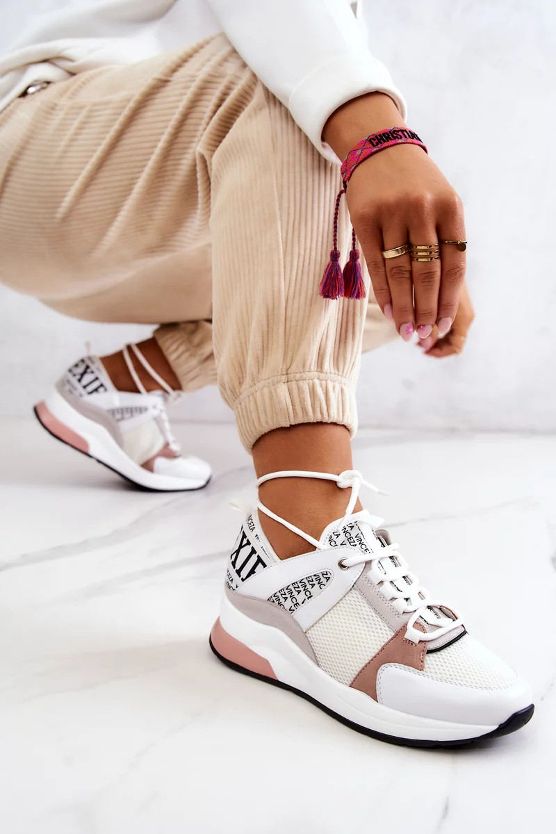 Sportovní Boty Tenisky Na Klínu bílý Lorey 38