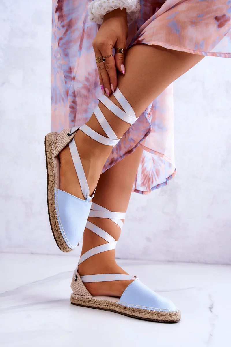 Dámské elegantní espadrilky Big Star - světle modré 38