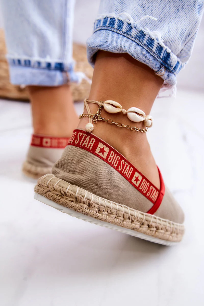 Dámské espadrilky Slip-on Big Star - béžové 37