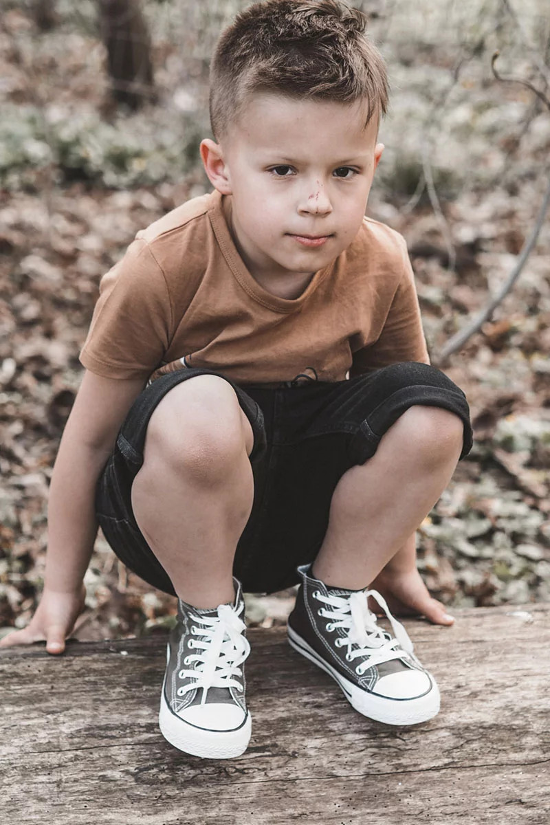 Dětské Vysoké Tenisky Khaki Filemon 18