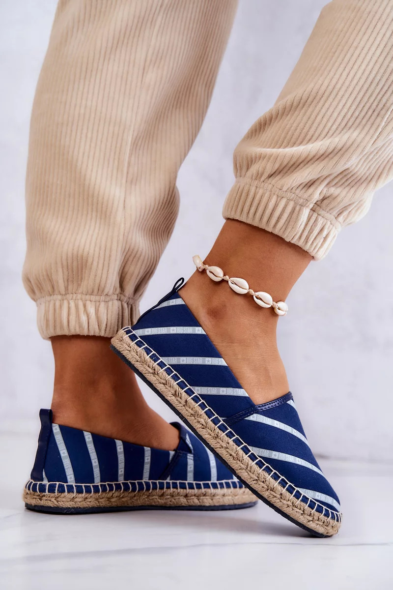 Dámské klasické espadrilky Big Star - tmavě modré 39