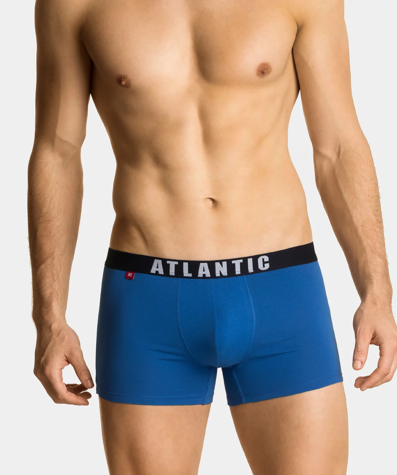 3-PACK Pánske boxerky ATLANTIC - ružová, modrá, námornícka L