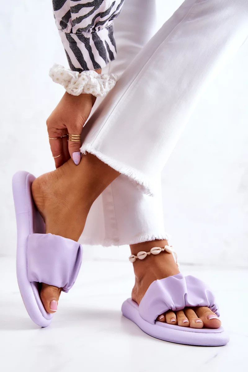 Dámské klasické pantofle fialové Feline 37