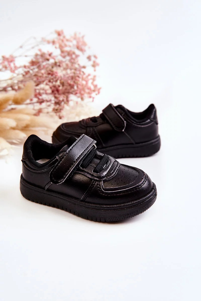 Detská nízka športová obuv Black Frillo 20