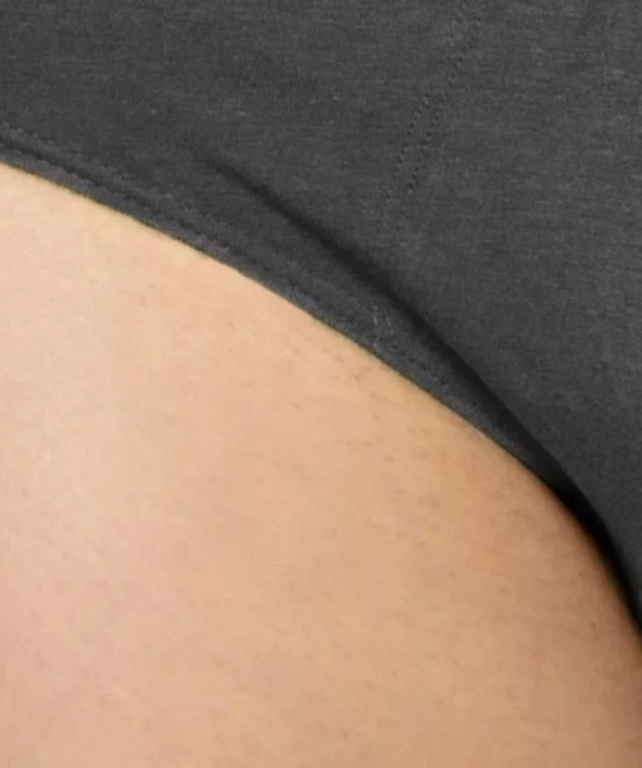 Pánské bambusové slipy ATLANTIC 2Pack - tmavě šedé M