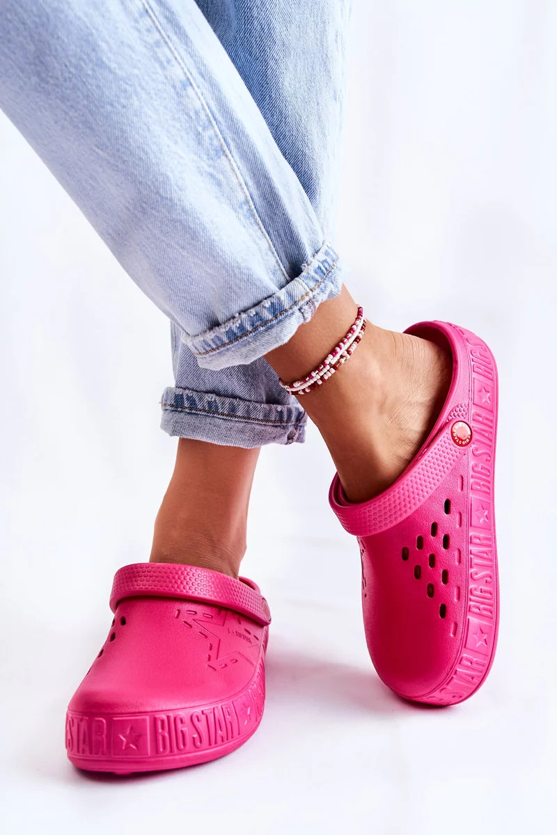 Dámske papuče Big Star - fuchsiová 41