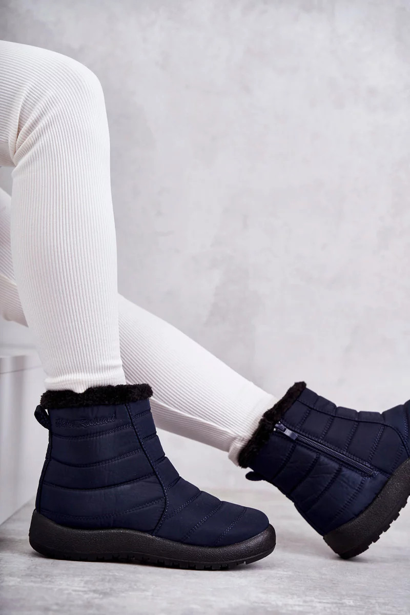 Dámske tmavomodré teplé snežnice Mezyss 39