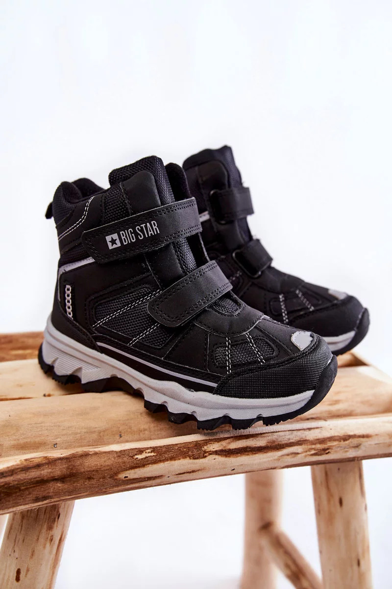 Dětská Trapery Memory Foam Big Star KK374157 Černe 34