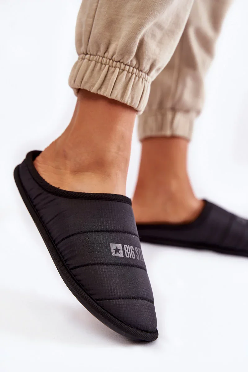 Dámské klasické pantofle Big Star KK274602 Černé 38