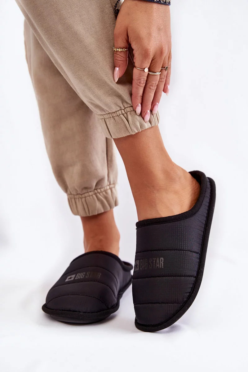 Dámské klasické pantofle Big Star KK274602 Černé 36