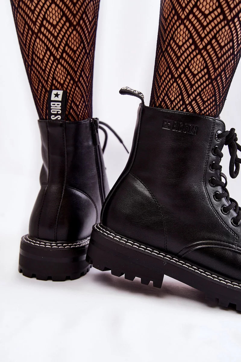 Dámske topánky na platforme Big Star KK274538 Black 36