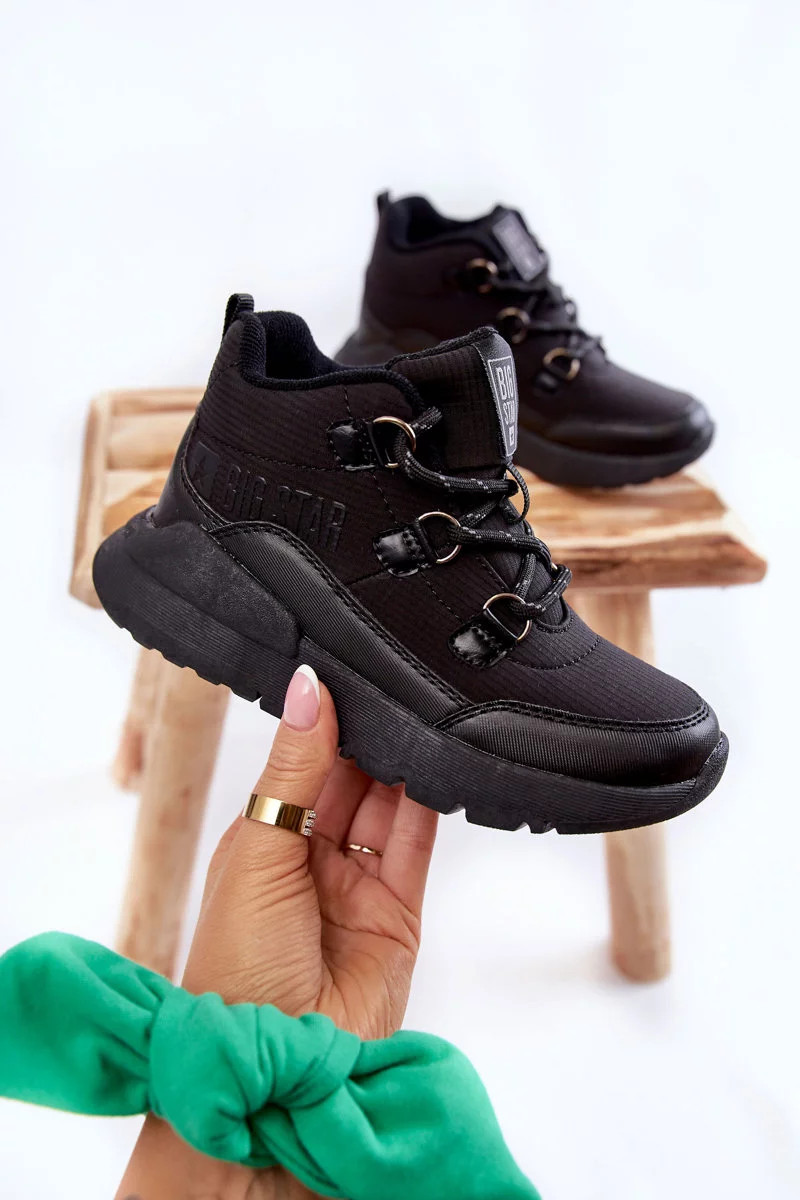 Dětské boty Memory Foam Big Star KK374119 Černe 34