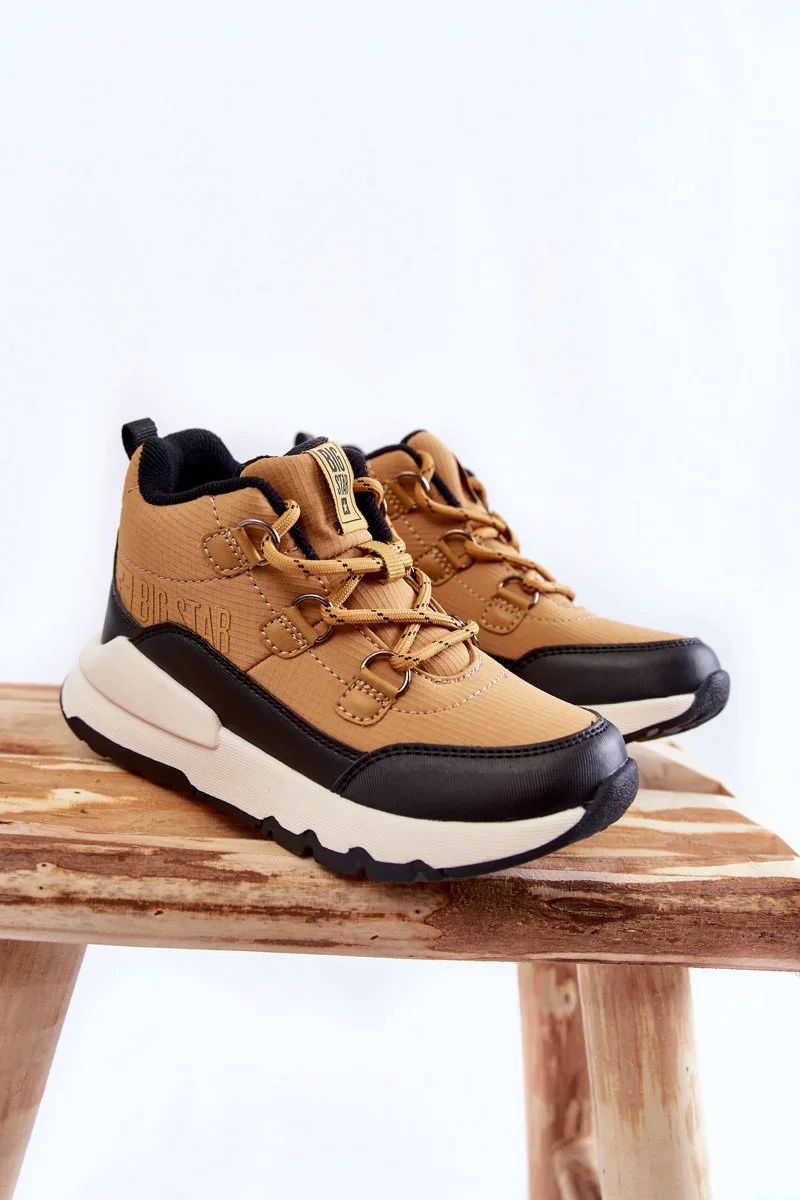 Dětské boty Memory Foam Big Star KK374118 velbloud 35