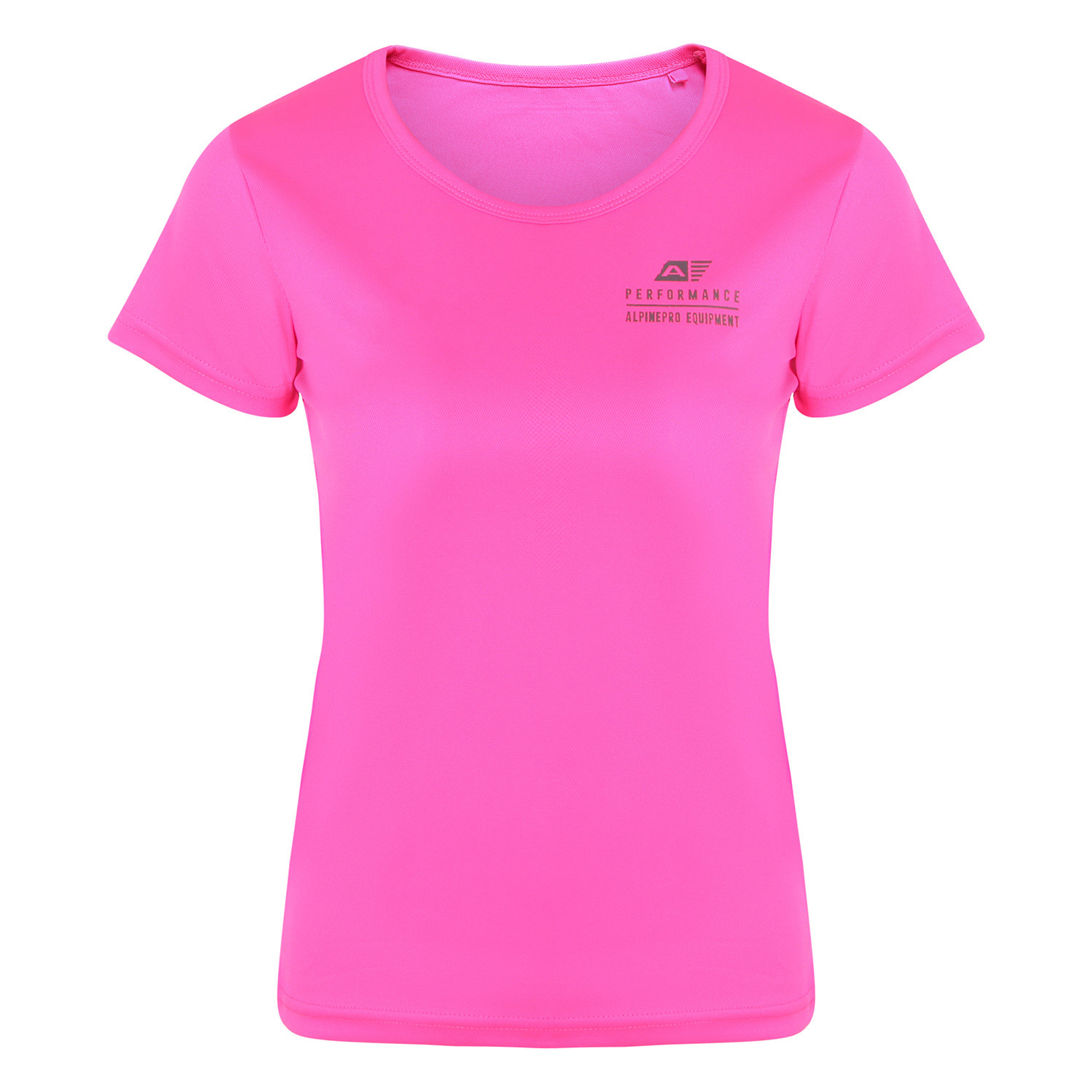 Dámské rychleschnoucí tričko ALPINE PRO CLUNA pink glo M