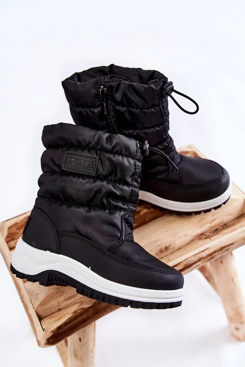 Detské snežnice On Slider Big Star KK374235 Black 35 Detské snežnice On Slider Big Star KK374235 Black 35