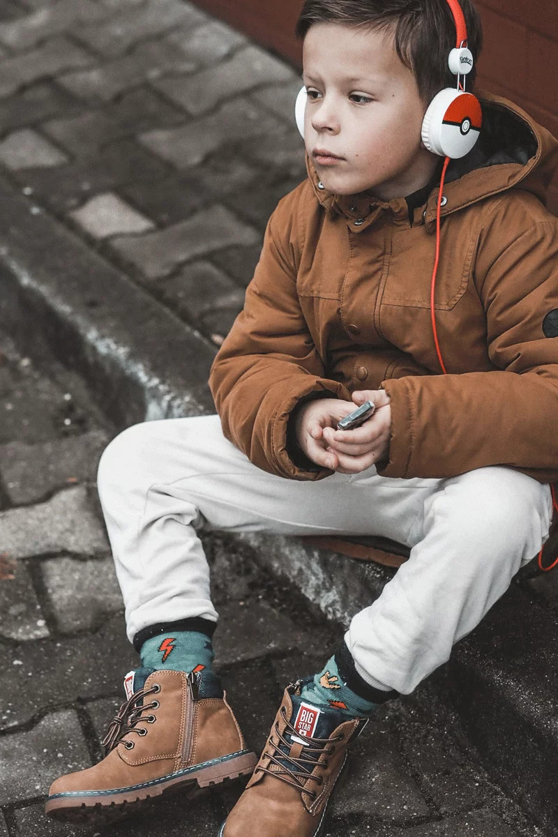 Dětské Trappery Big Star KK374130 Velbloud 34