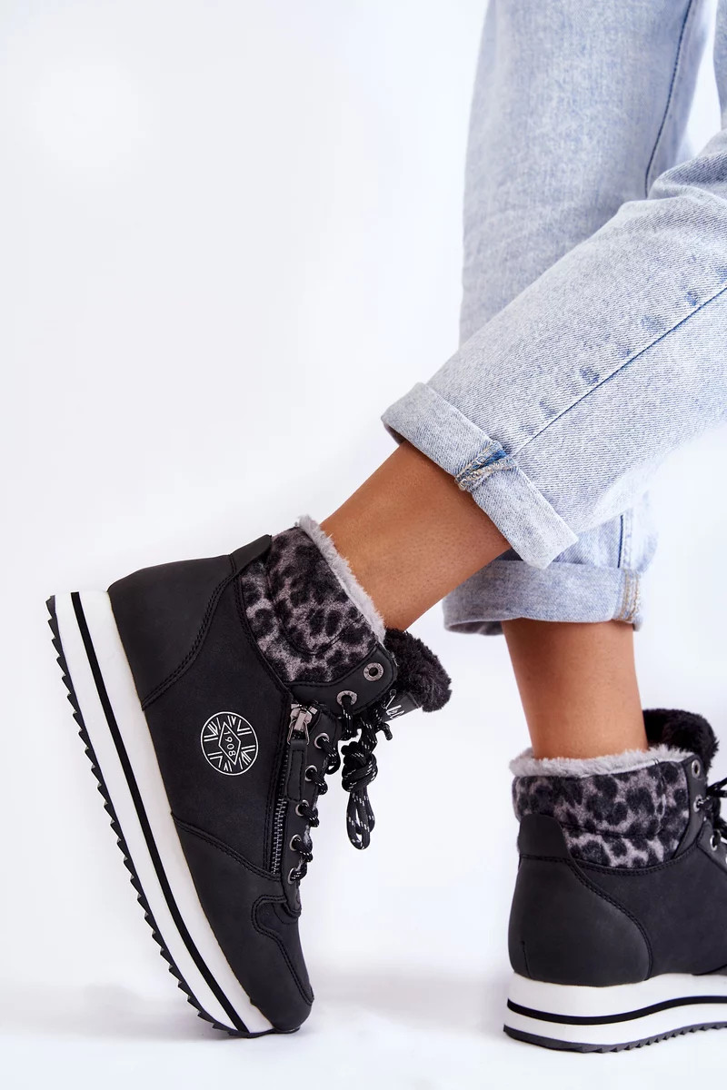 Dámské zateplené boty Lee Cooper LCJ-22-31-1448 černé 38